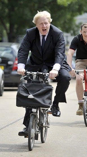 Boris on bike